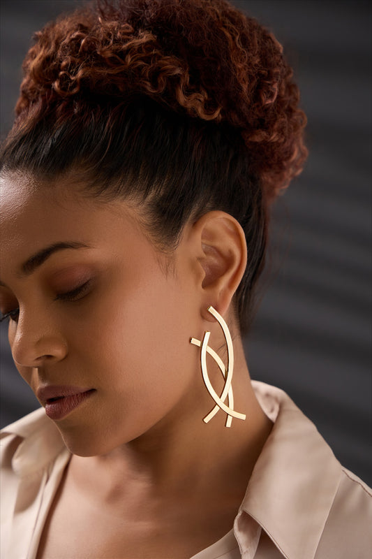 Criss Cross Earrings
