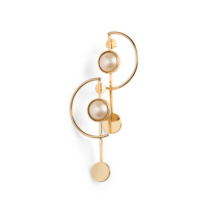 D Pearl Studs Earrings