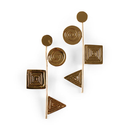 Geometric Trio Earrings