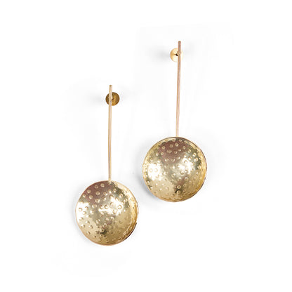 Golden Scoop Earring