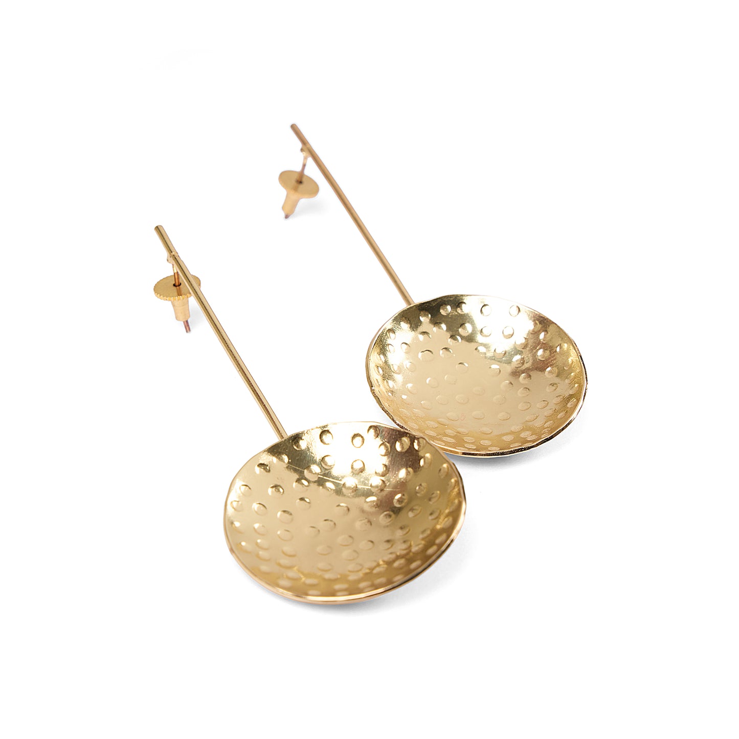 Golden Scoop Earring