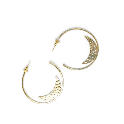 Loop Moon Earrings