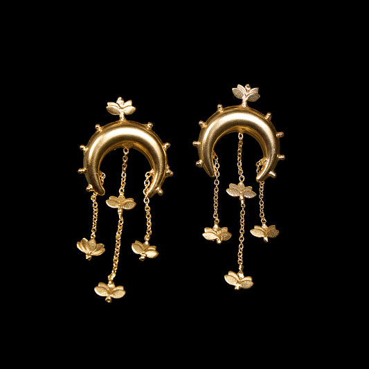 Lotus earrings