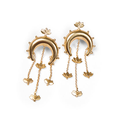 Lotus earrings