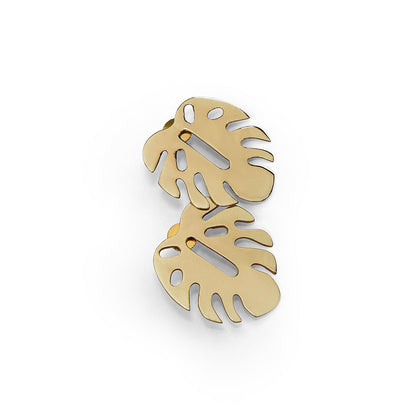 Monstera Earrings