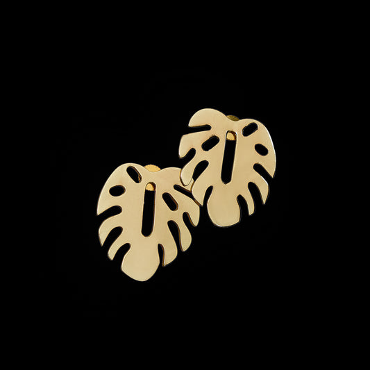 Monstera Earrings