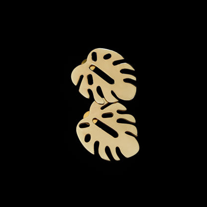 Monstera Earrings