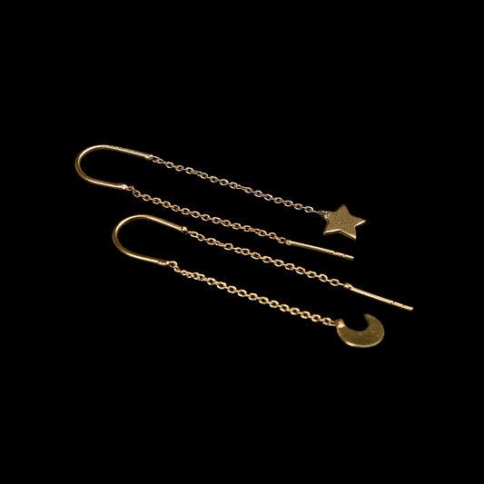 moon star Earrings