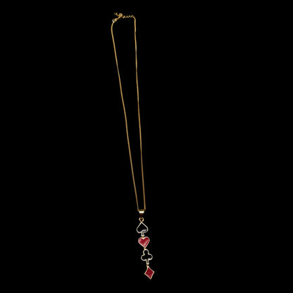 Poker love Necklace