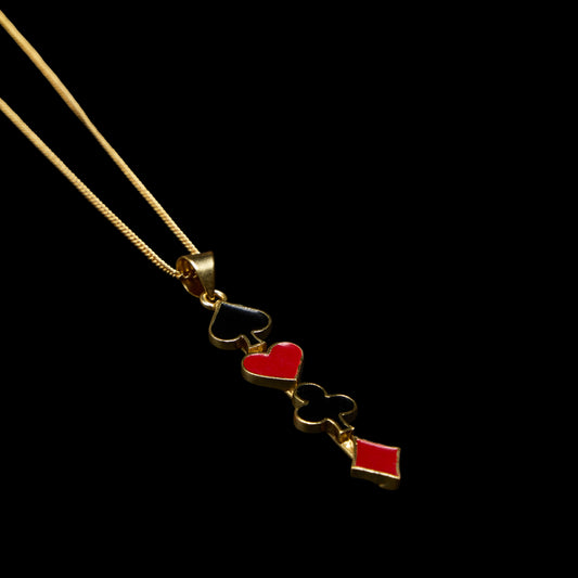 Poker love Necklace