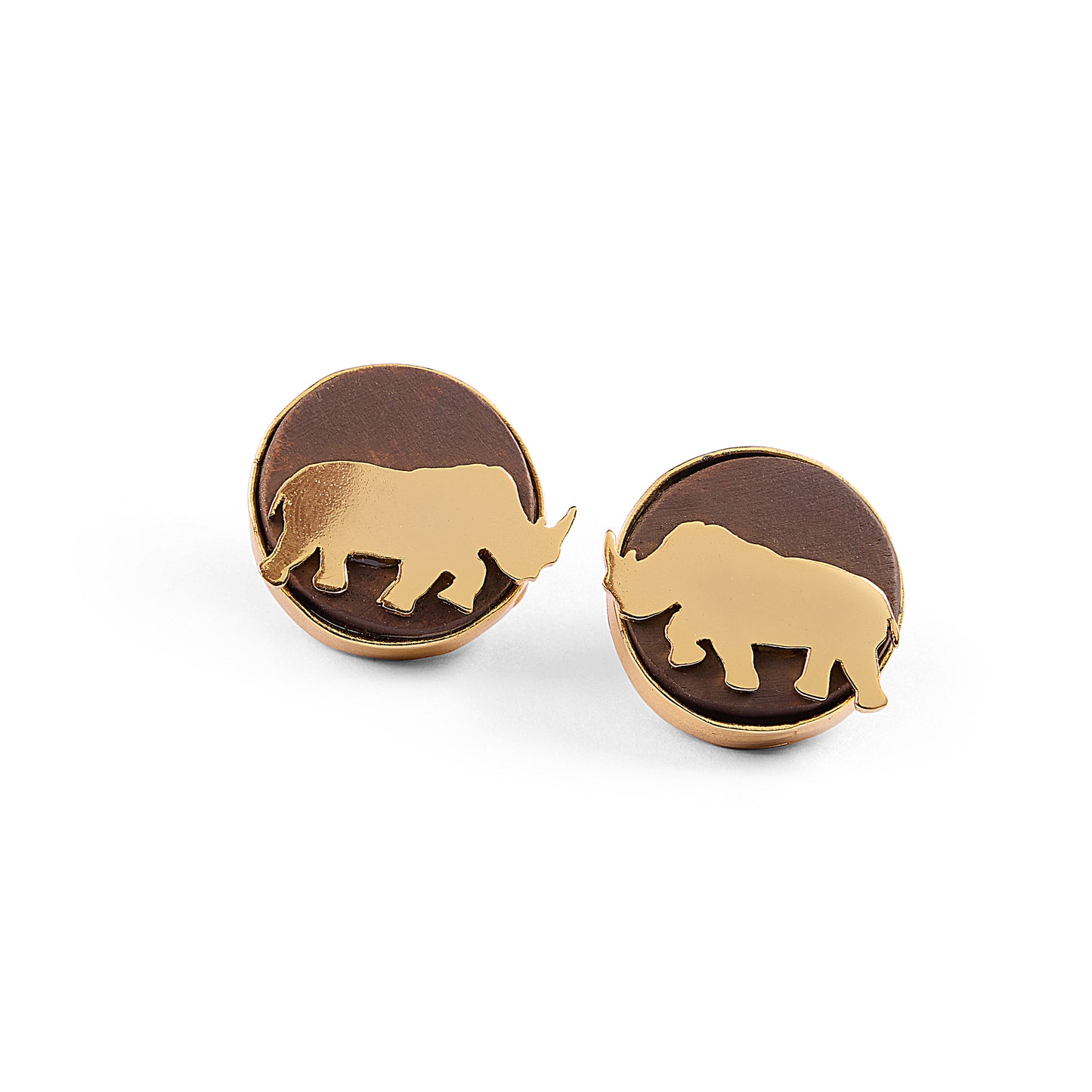 Rhino Earrings