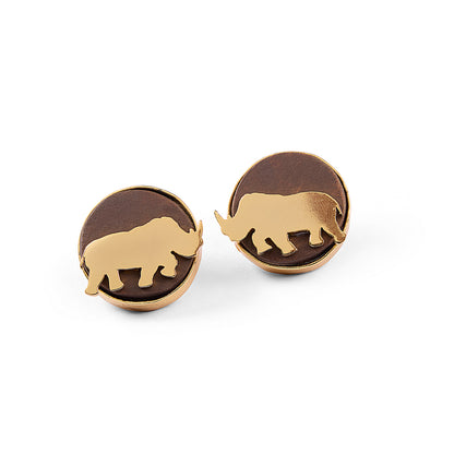 Rhino Earrings