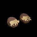 Rhino Earrings