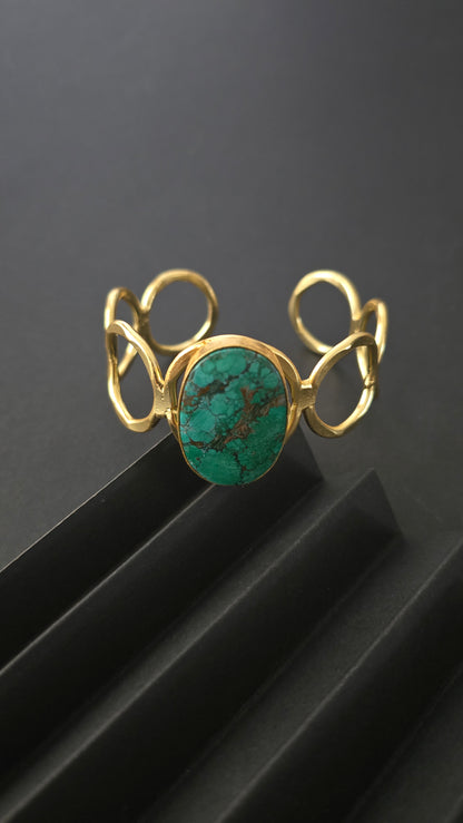 Precious Stone Cuff