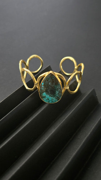 Precious Stone Cuff