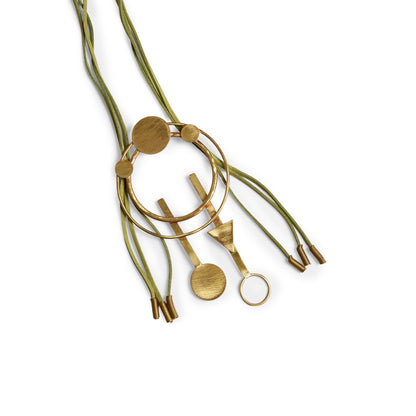 Statement Circle Triangle Necklace