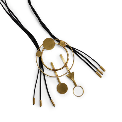 Statement Circle Triangle Necklace