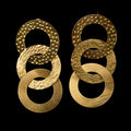 Tri Circle Earrings