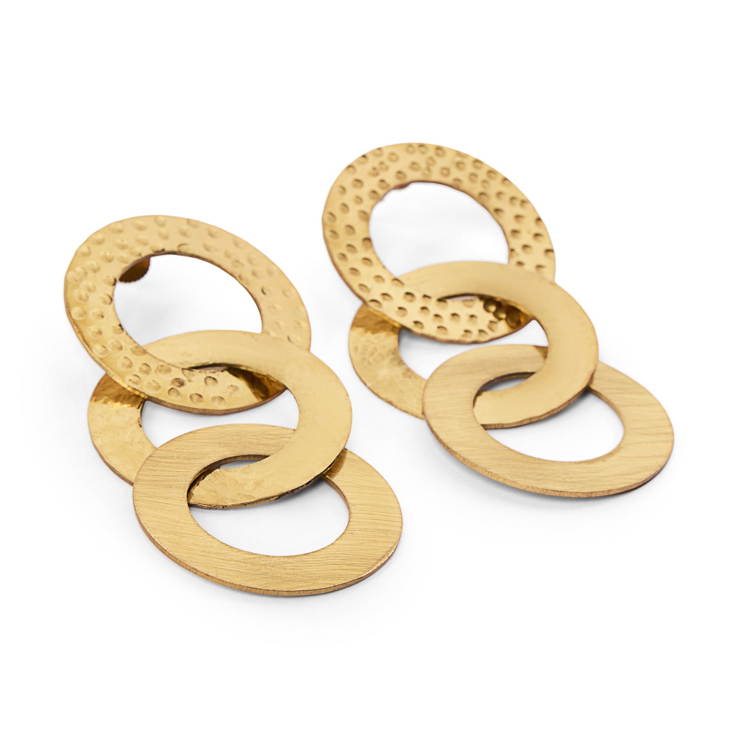 Tri Circle Earrings