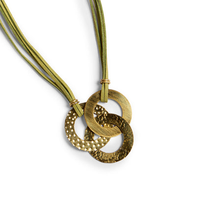 Tri Circle Unisex Necklace