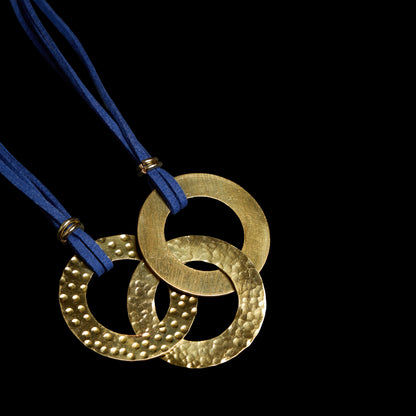 Tri Circle Unisex Necklace