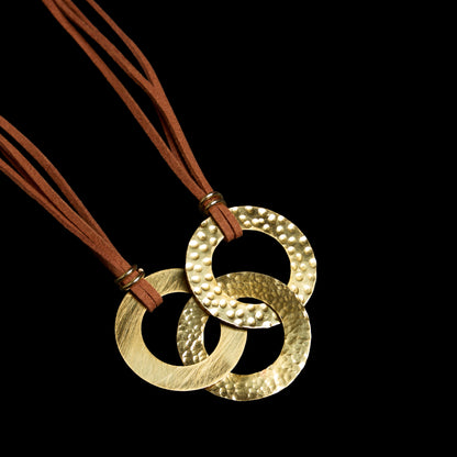 Tri Circle Unisex Necklace
