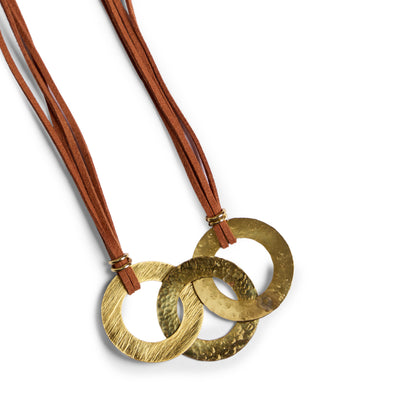 Tri Circle Unisex Necklace