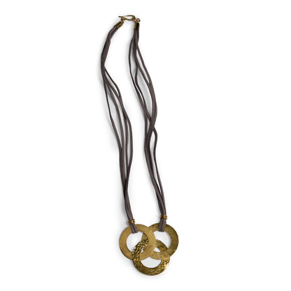 Tri Circle Unisex Necklace