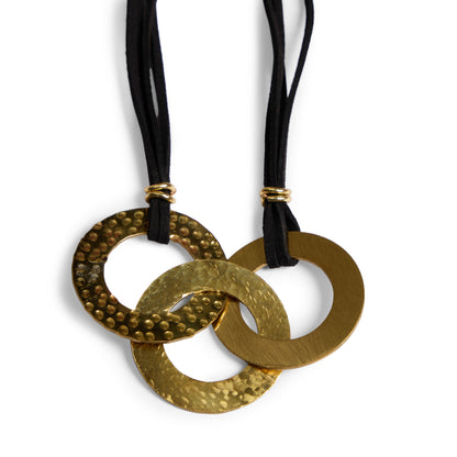 Tri Circle Unisex Necklace