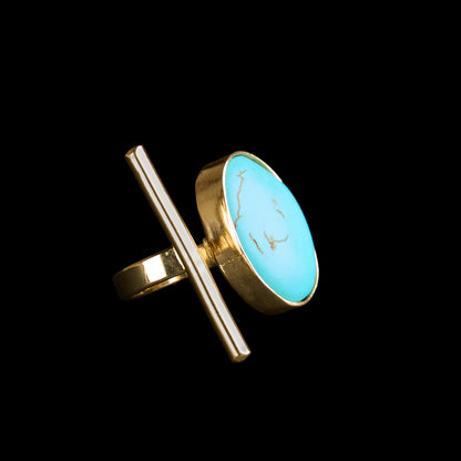 Turquoise Love Ring